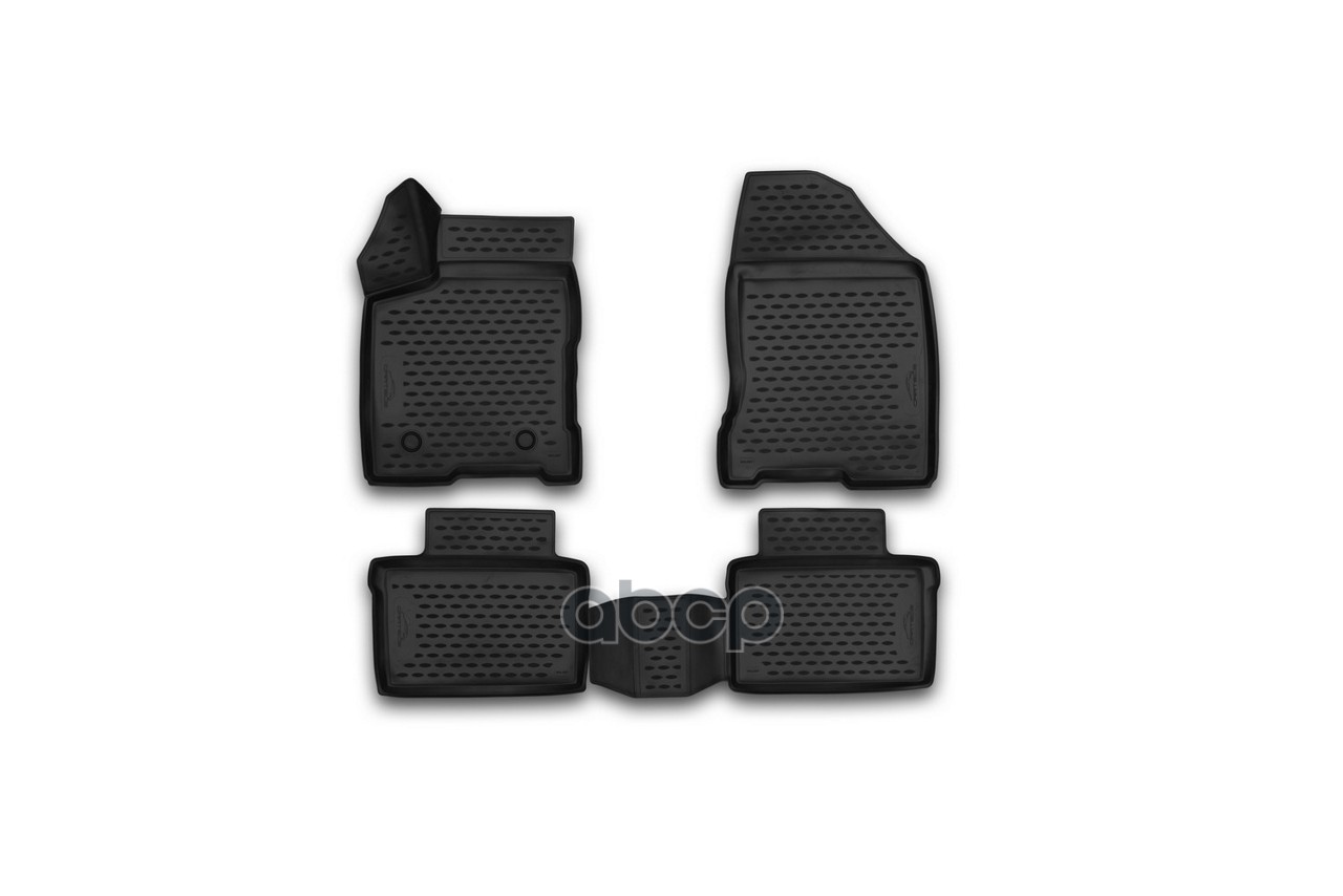 Коврики 3D в салон LADA Vesta, 2015->, 4 шт. (полиуретан) Autofamily арт. CARLD00001K