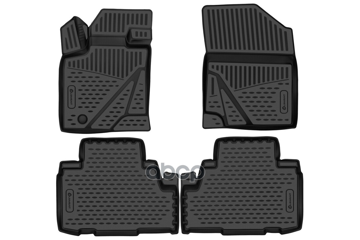 Коврики 3D в салон подходят для CHANGAN CS75PLUS 2022 - (5мест) 4шт. (полиуретан) / Чанган КС75ПЛЮС Autofamily арт. ELEMENT3D...