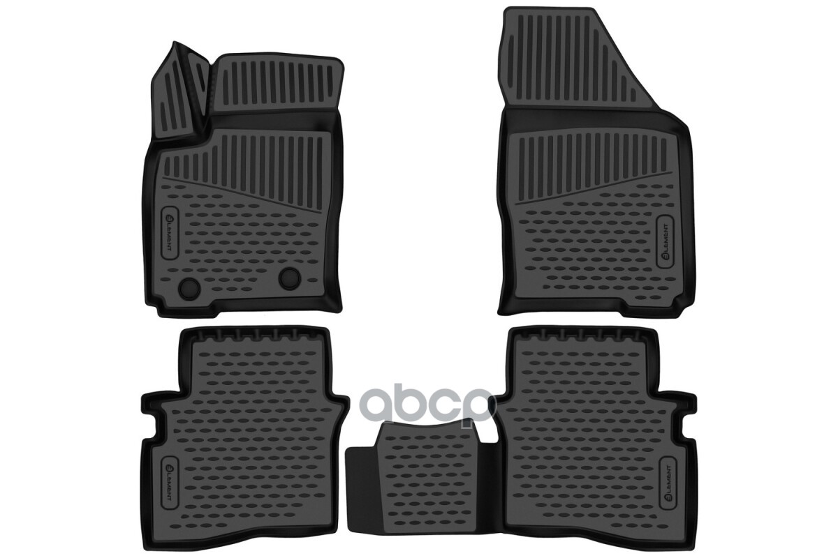 Коврики 3D в салон подходят для OMODA S5 (I) 2022 - 4шт. (полиуретан) / Омода С5 Autofamily арт. ELEMENT3DA69151210K