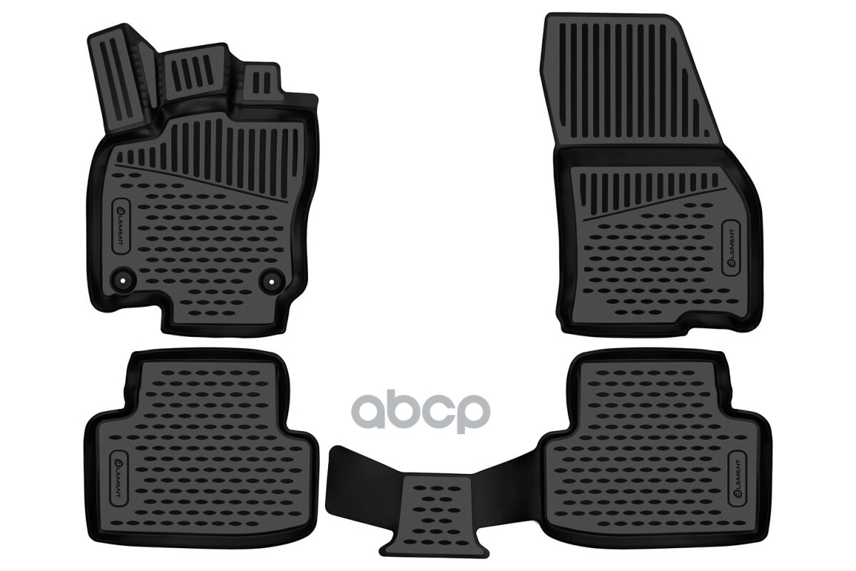 Коврики 3D в салон подходят для JETTA VS5 2023 - 4шт. (полиуретан) / Джетта ВС5 Autofamily арт. ELEMENT3DAN0572210K