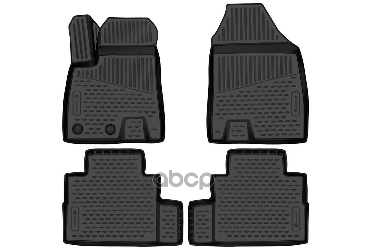 Коврики 3D в салон подходят для JETOUR Dashing 2023- 4шт. (полиуретан) / Джитур Дашинг Autofamily арт. ELEMENT3DAN0578210K