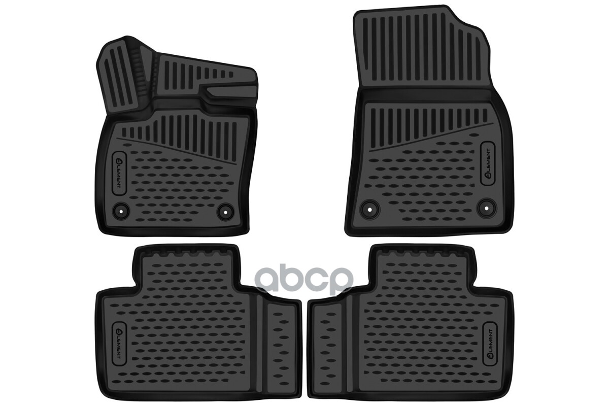 Коврики 3D в салон подходят для GEELY Atlas Pro (FX11) 2023 - 4шт. (полиуретан) / Джили Autofamily арт. ELEMENT3DAN0682210K