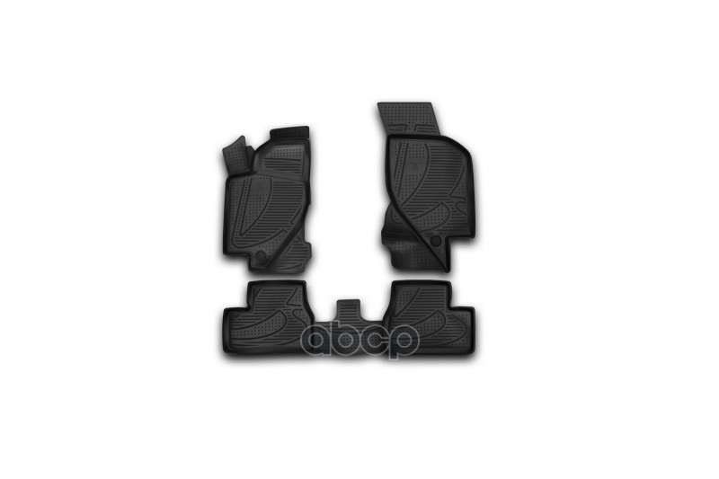 Коврики 3D в салон LADA Kalina, 2004->, 4 шт. (полиуретан) Autofamily арт. F400250E1