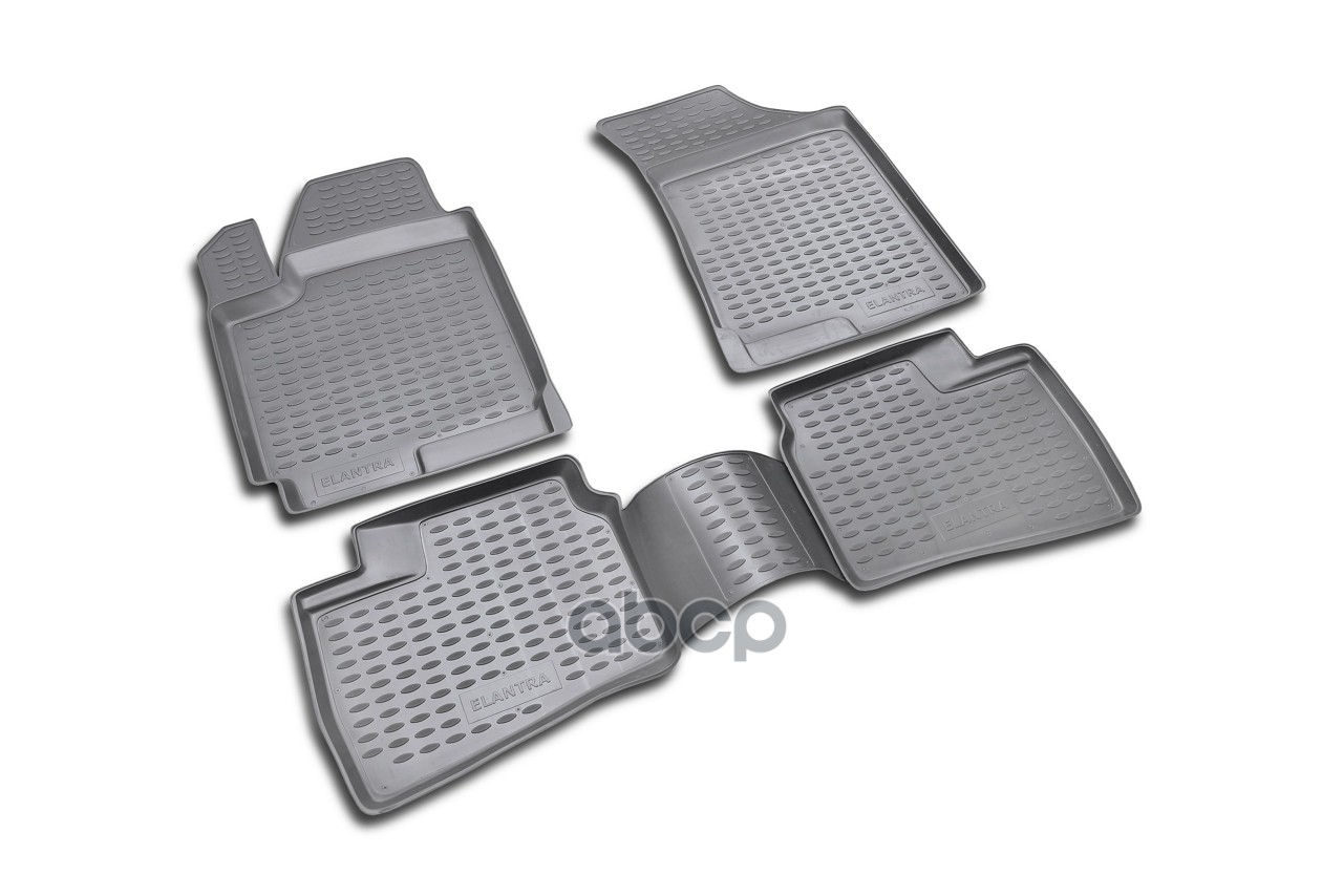 Коврики В Салон Hyundai Elantra, 2007-2010, 4 Шт. (Полиуретан) Autofamily арт. NLC2021210H