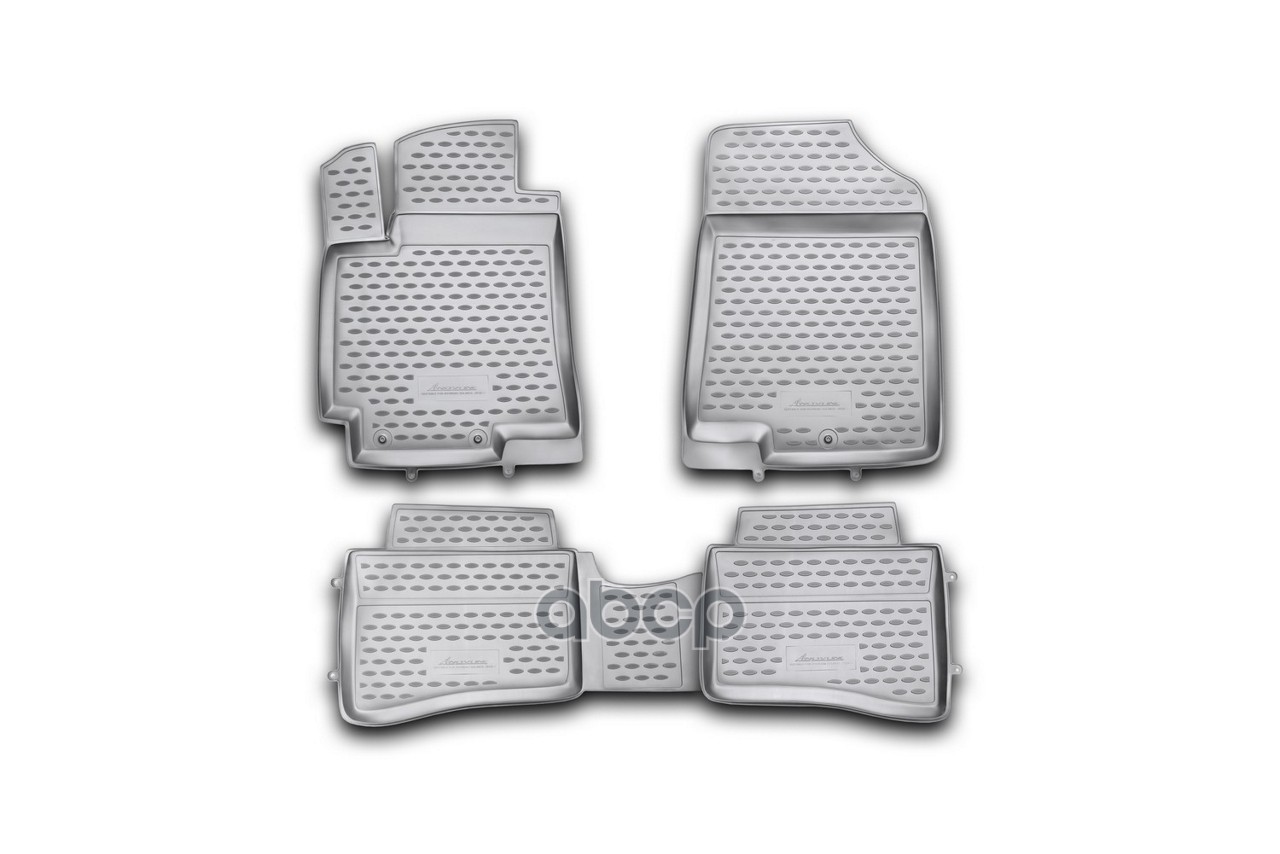 Коврики В Салон Hyundai Solaris, 2010-2014, Хб. 4 Шт. (Полиуретан) Autofamily арт. NLC2045210H