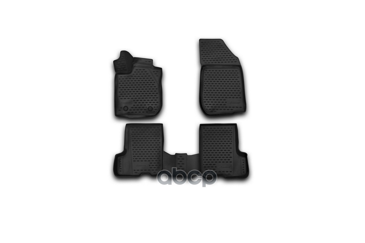 Коврики 3D В Салон Renault Sandero/Sandero Stepway, 2014->, 4 Шт. (Полиуретан) Autofamily арт. NLC3D4132210K