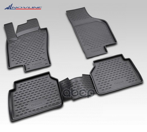 Коврики 3D в салон VW Tiguan 10/2007-2016, 4 шт. (полиуретан) Autofamily арт. NLC3D5121210KH