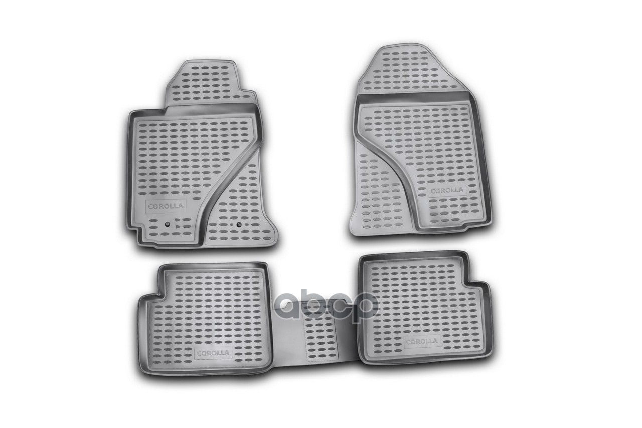 Коврики в салон TOYOTA Corolla 06/2002-2007, 4 шт. (полиуретан) Autofamily арт. NLC4803210K
