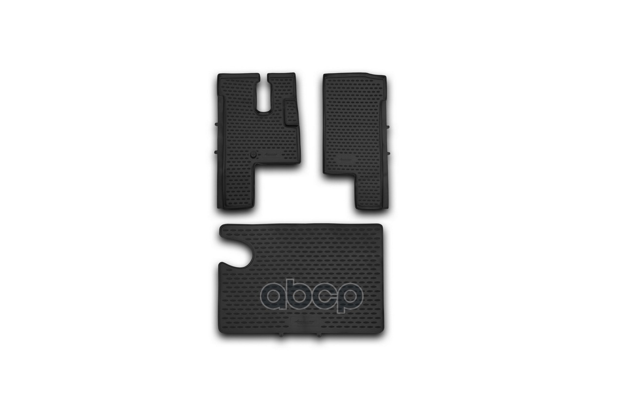 Коврики в салон МАЗ 6430 3 шт. (полиуретан) Autofamily арт. NLC5701210H