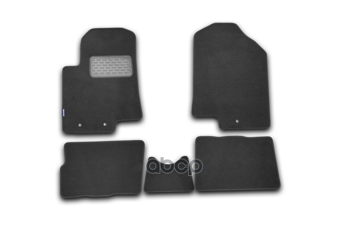 Коврики В Салон Kia Soul (I) 2008-2011, 2011-2014, Хб., 5 Шт. (Текстиль) / Киа Сол Autofamily арт. NLT.25.37.11.110kh