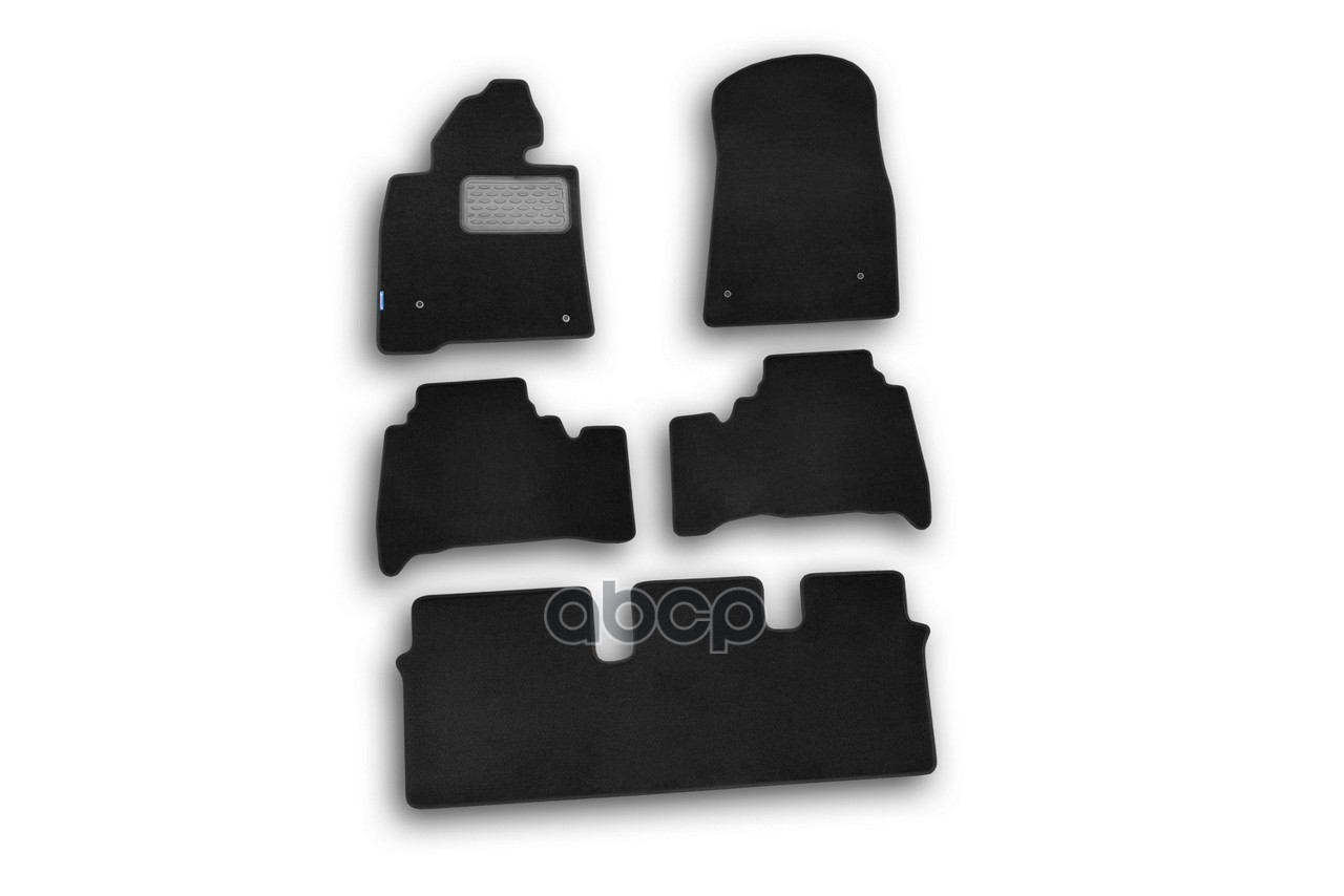 Коврики В Салон Toyota Land Cruiser 200 2007-2012, 2012-2015, 2015-2021, Внед., 5 Шт. (Текстиль) / Тойота Ленд Крузер Autofam...