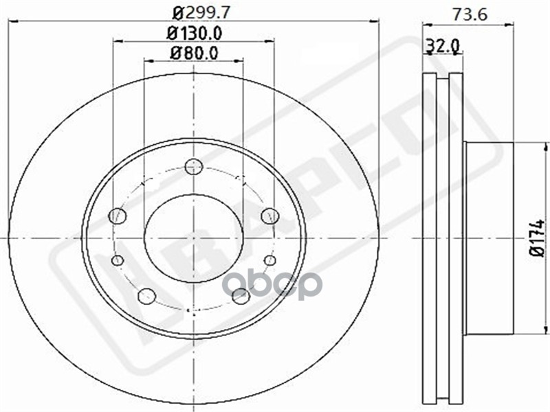 Диск Тормозной Вентилируемый Bapco Bd0693 BAPCO арт. BD0693