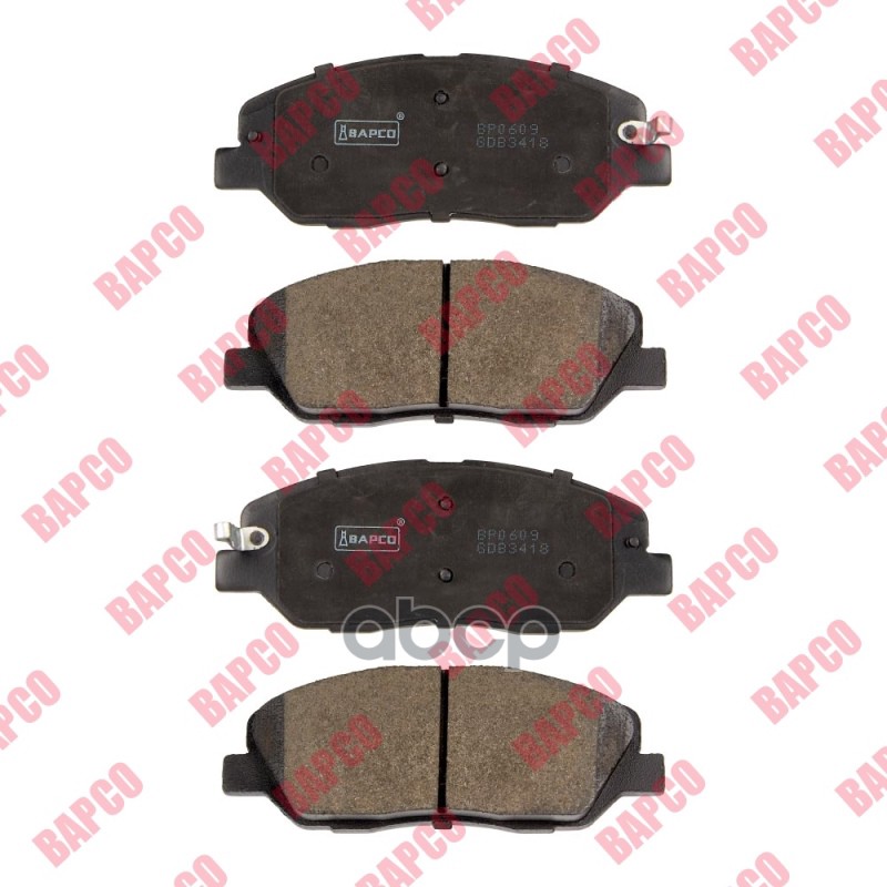 Колодки Тормозные Передние Комплект Bp0609 BAPCO арт. BP0609