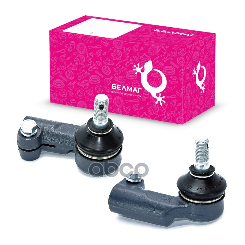 Наконечник тяги рулевой трапеции наружный правый/левый 2110 Комфорт (комплект 2 шт.) BELMAG арт. BM0776