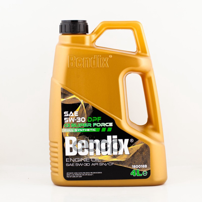 BENDIX Масло моторное BENDIX SUPER FORCE DPF 5W-30 синтетическое 4 л 180018B
