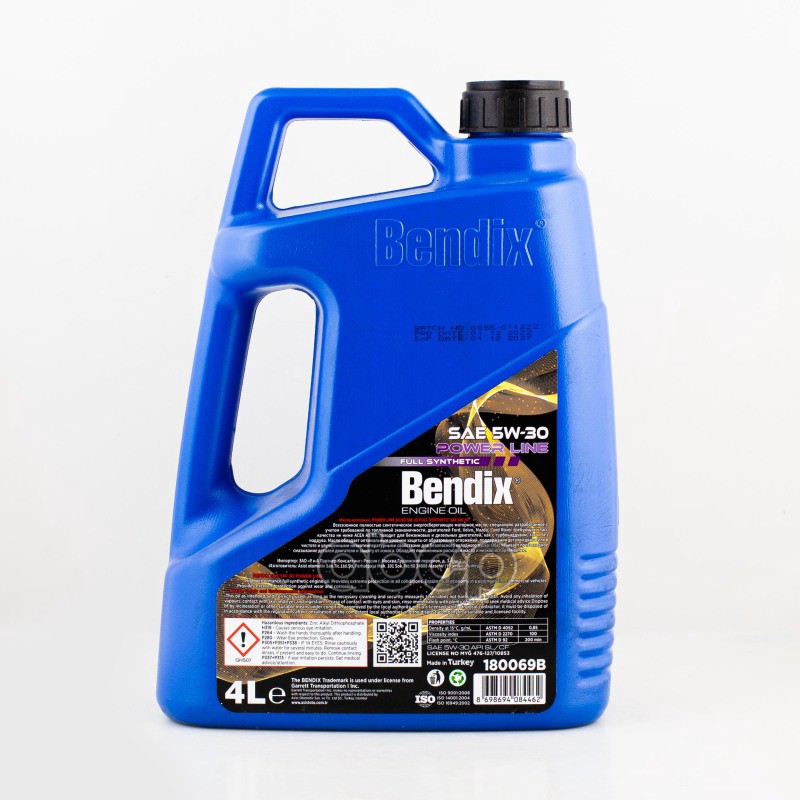 BENDIX Масло моторное BENDIX POWER LINE 5W-30 синтетическое 4 л 180069B