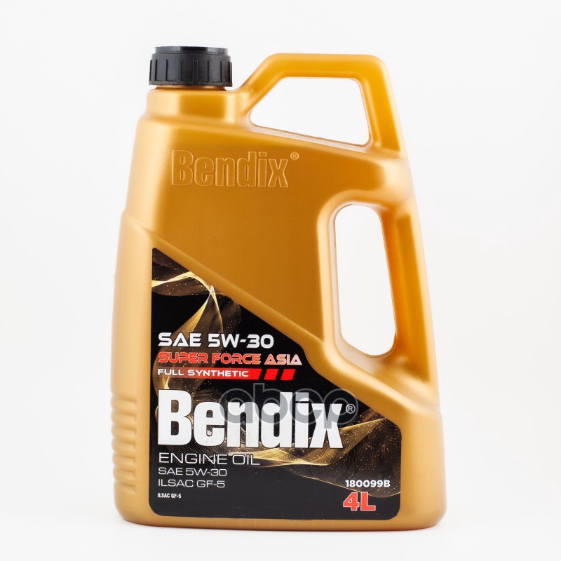 Масло моторное 4л.  синтетика BENDIX SUPER FORCE 5W-30 ASIA ILsac GF-5 BENDIX арт. 180099b
