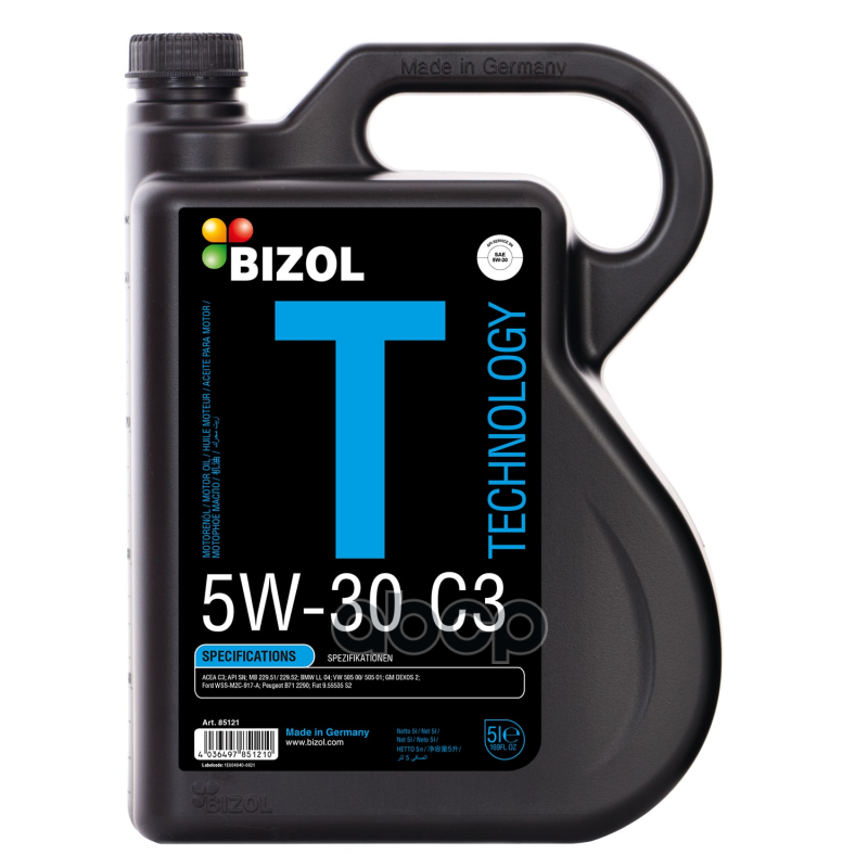 BIZOL Масло Моторное Bizol Technology 5W-30 C3  5Л