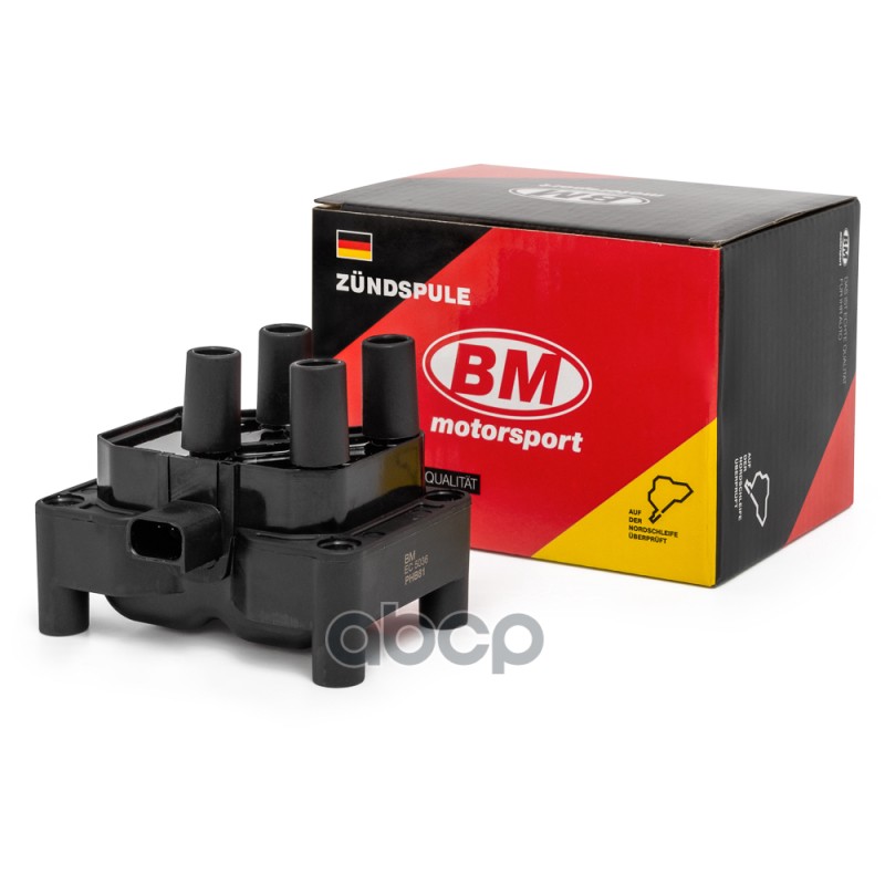 Катушка зажигания FOCUS II 05- BM EC5036 FORD FOCUS 2, FIESTA, FUSION, KUGA (круглый) BM-Motorsport арт. EC5036