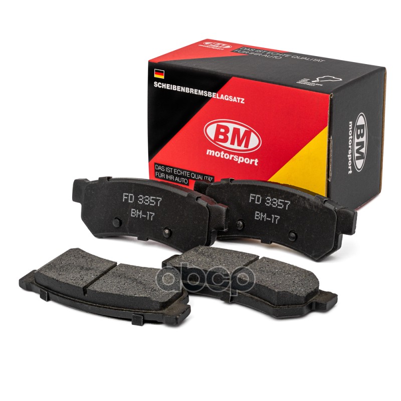 Колодки тормозные дисковые зад BM-Motorsport арт. FD3357