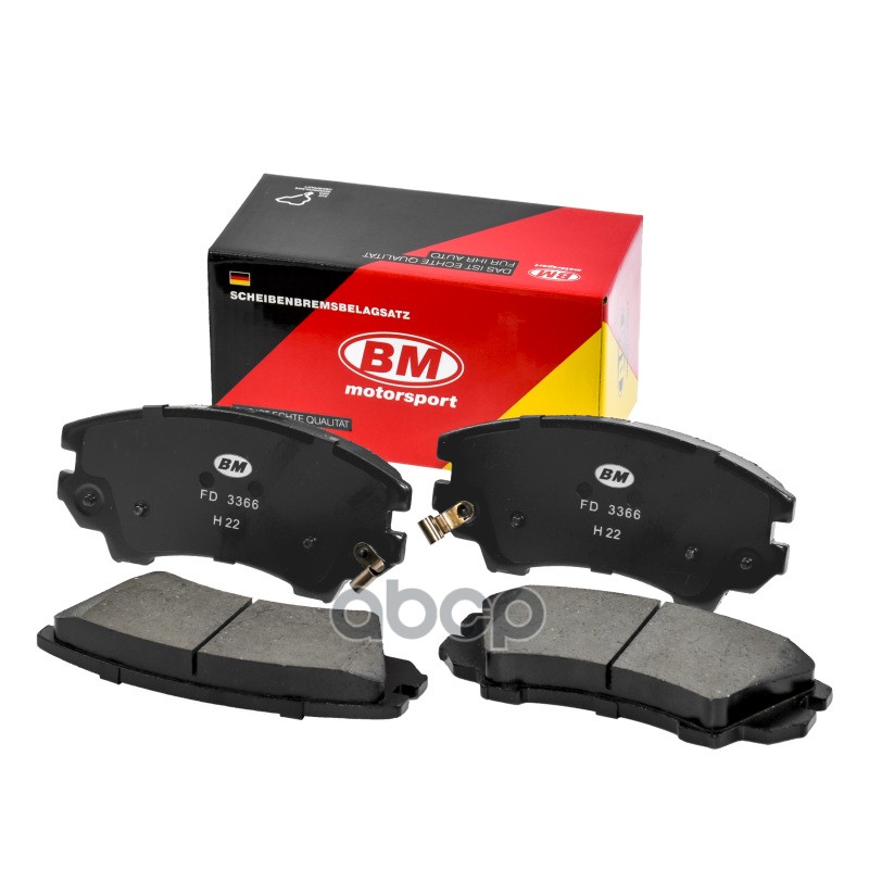 Колодки тормозные передние GM OPEL Astra H FD3366 BM-Motorsport арт. FD3366