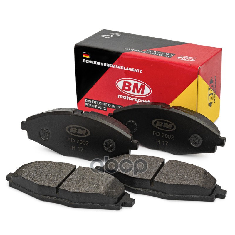 Колодки тормозные дисковые передние FD7002 BM-Motorsport арт. FD7002