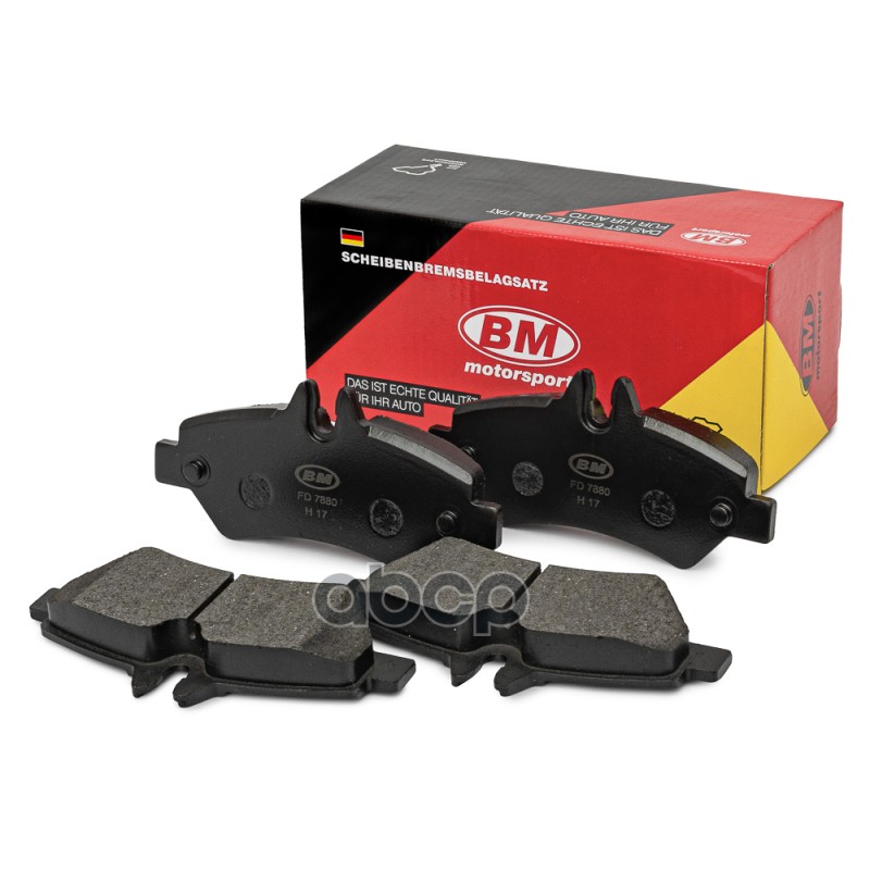 Колодки тормозные дисковые задние FD7880 BM-Motorsport арт. FD7880