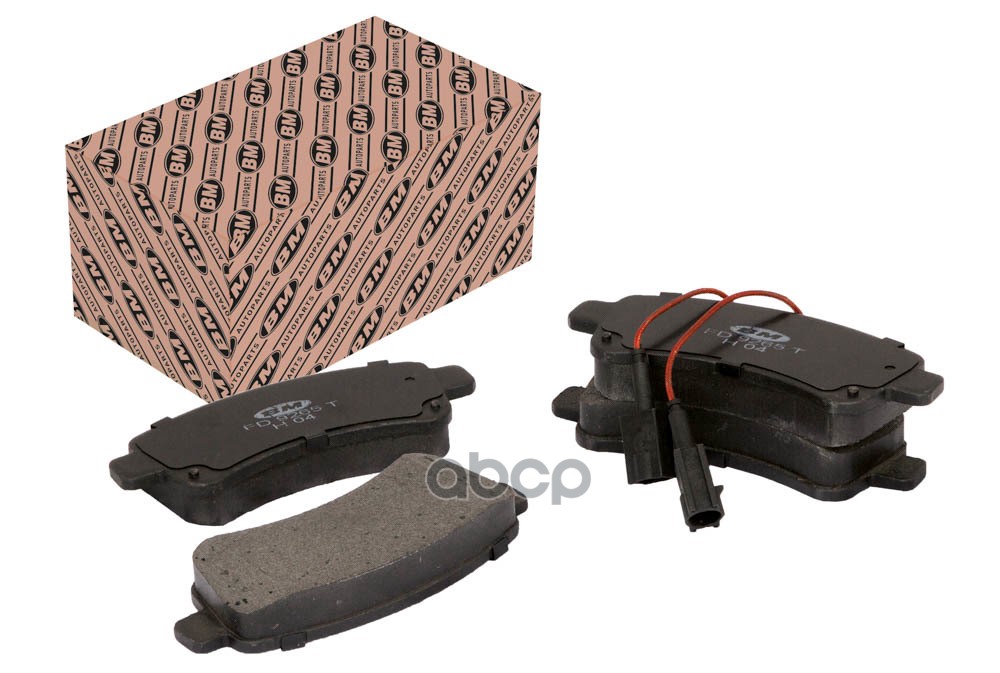 Колодки тормозные дисковые задние, усиленные, с датчиком FD9265T BM-Motorsport арт. FD9265T