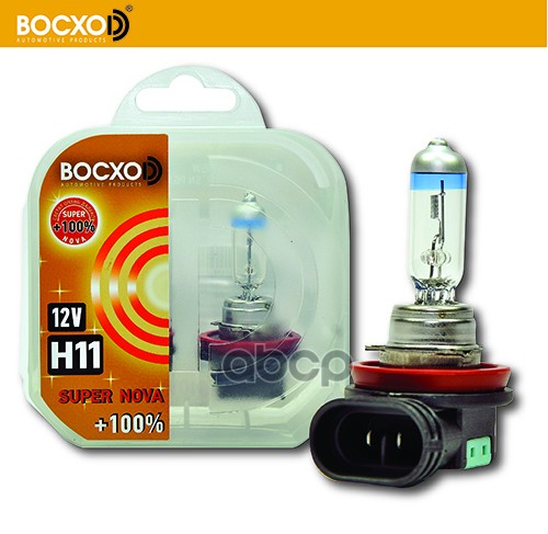 Лампа (Super Nova +100%) H11 55W 12V (К-Т 2Шт.) BOCXOD арт. 80192SN