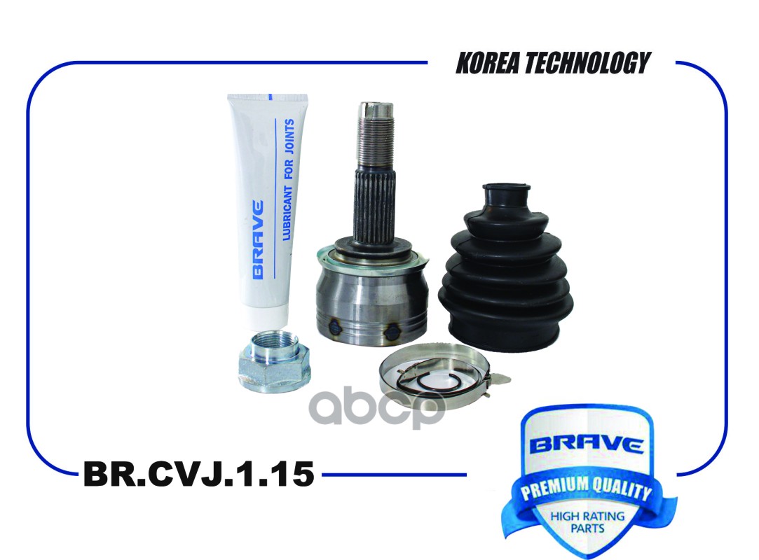 Шрус внешний 95228684 BR.CVJ.1.15 CHEVROLET Aveo T300, Cobalt 11- автомат BR.CVJ.1.15 BRAVE арт. BR.CVJ.1.15