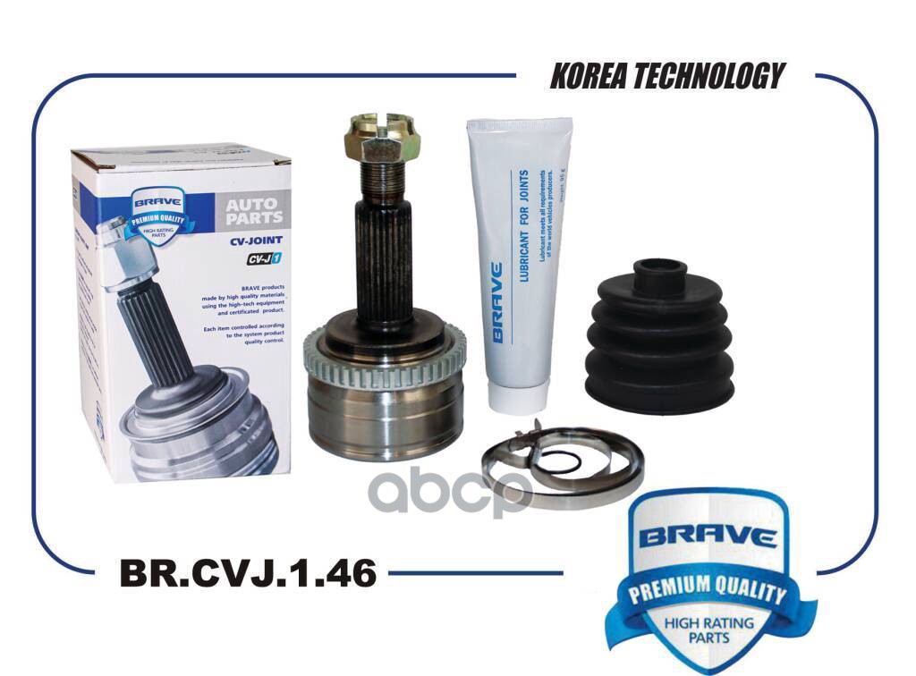 Шрус внешний Kia Ceed 06- MT ABS BRAVE BR.CVJ.1.46 BRAVE арт. BR.CVJ.1.46
