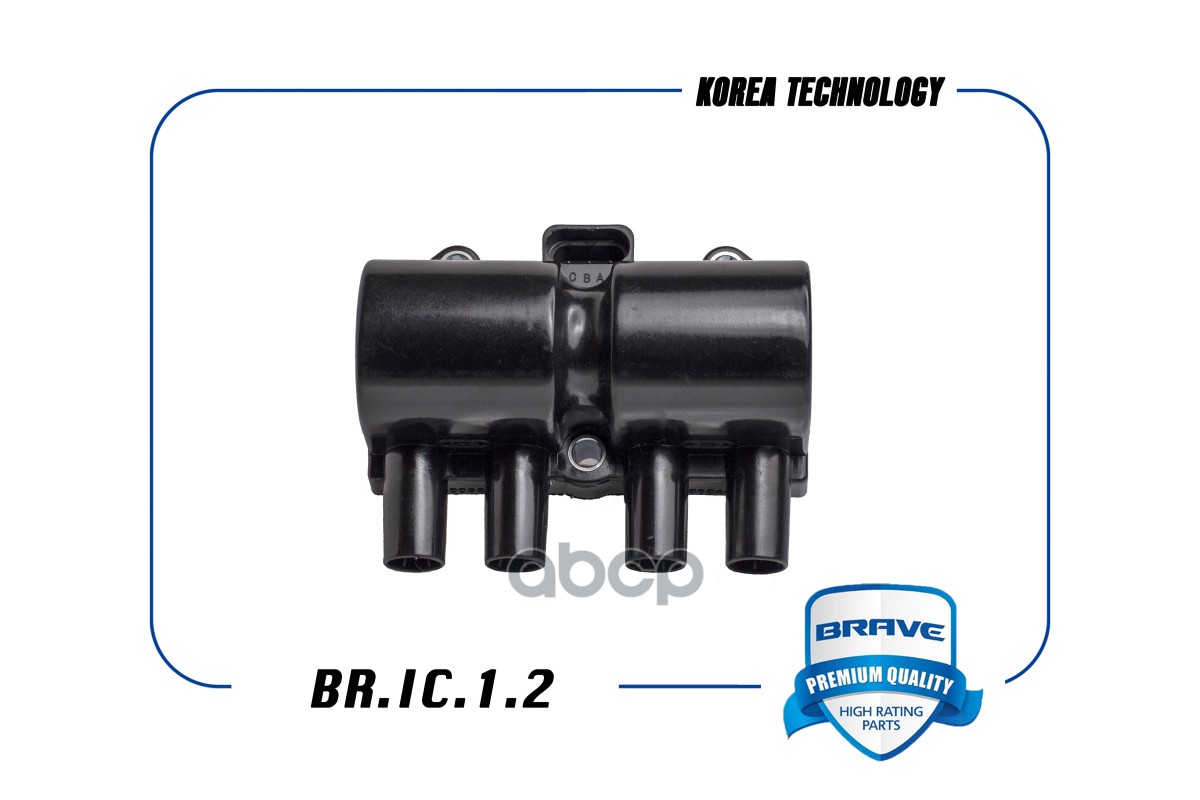 Катушка зажигания 96253555 BR.IC.1.2 Nexia, Matiz 8кл. BRAVE арт. BRIC12