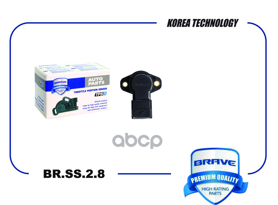 Датчик положения дроссельной заслонки 35170-26900 BR.SS.2.8 Accent, Getz, Rio 05- BRAVE арт. BRSS28