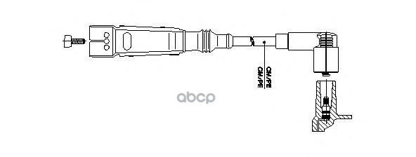 Провод Высоковольтный Audi/Vw 80Cm BREMI арт. 111/80