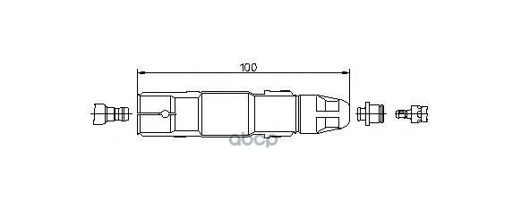 Наконечник В/В Провода Ford/Vw/Skoda/Seat BREMI арт. 13297a5