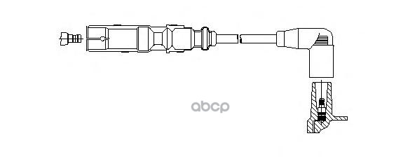 Провод высоковольтный Audi/Seat/Skoda/VW BREMI арт. 162/45