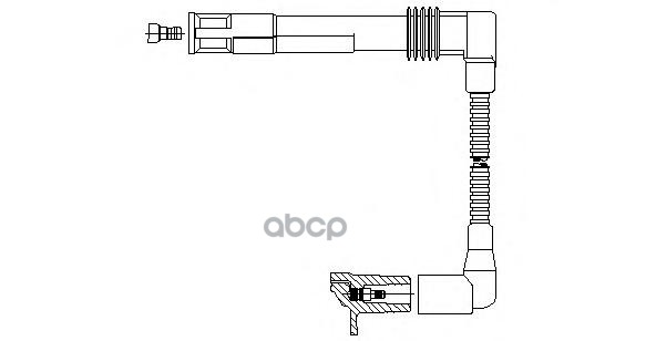 Провода в/в к-т Audi/VW BREMI арт. 196/44