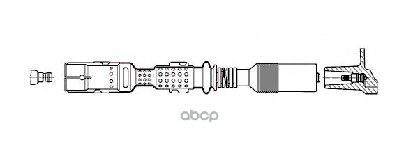 Провод высоковольтный Mercedes E/G/M/S/SL/CLK BREMI арт. 197e27