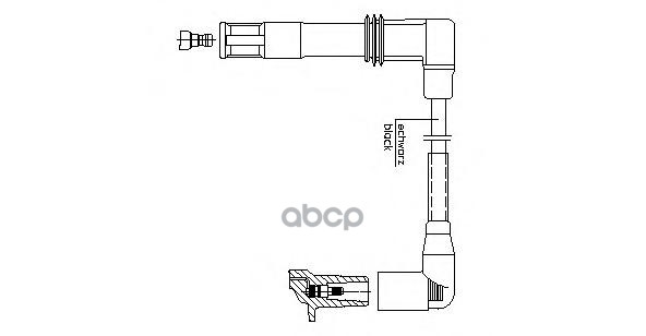Провод Высоковольтный Audi/Seat/Skoda/Vw BREMI арт. 1a13e43