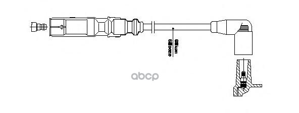 Провод высоковольтный Audi/Skoda/VW BREMI арт. 1a32/25
