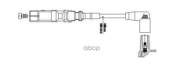 Провод Высоковольтный Audi/Seat/Skoda/Vw BREMI арт. 1a32e44