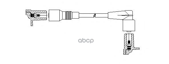 Провод Высоковольтный Opel 30Cm BREMI арт. 351/30