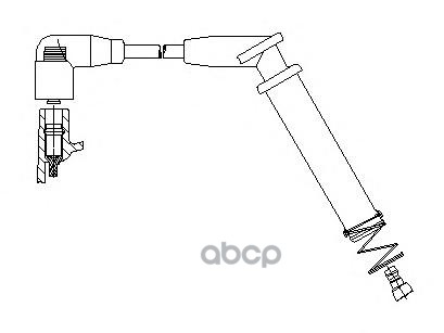 Провод Высоковольтный Ford Fiesta/Ka 1.3 96- BREMI арт. 6a84/20