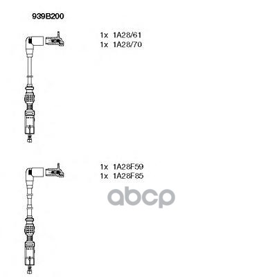 Провода В/В К-Т Vw Polo/Arosa 97-04 BREMI арт. 939b200
