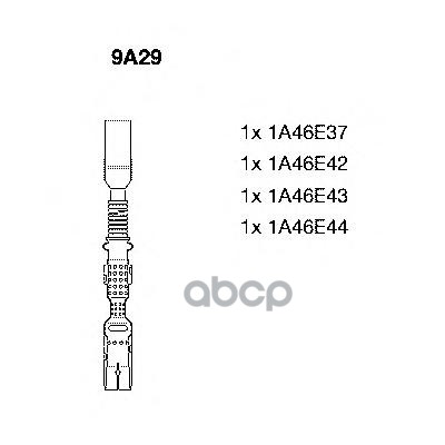 Провода в/в к-т Mercedes A/B-clas 04- w169/w245 BREMI арт. 9a29