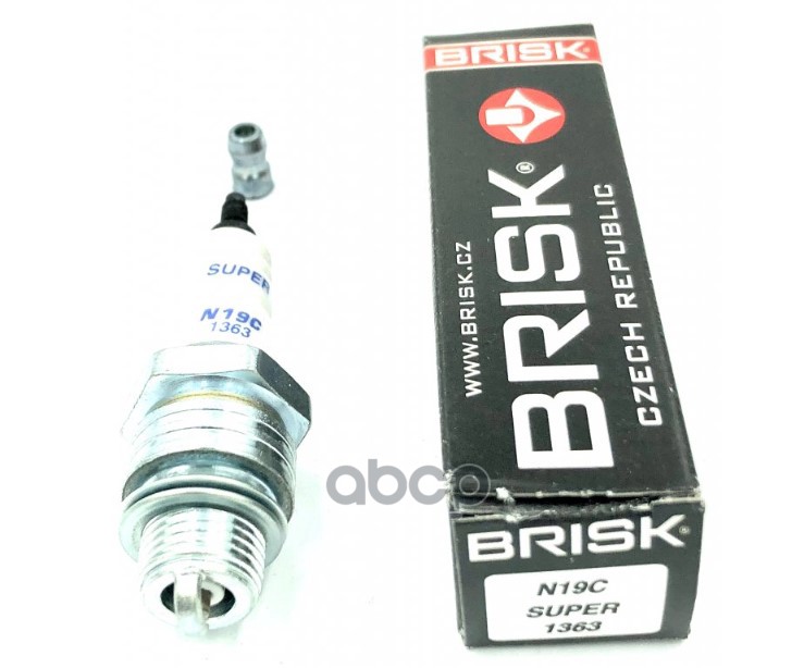 Свеча зажигания SUPER N19C (1363) BRISK арт. N19C