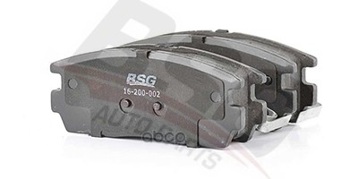 Колодки тормозные CHEVROLET CAPTIVA ANTARA 07-> зад 24498 24499 24500 BSG AUTO PARTS арт. bsg16-200-002