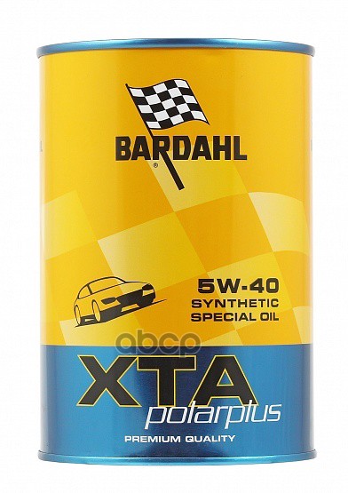 Bardahl 5W40 Sn/Cf A3-B4 Xta Polarplus 1L (Специальное Синт. Моторное Масло)