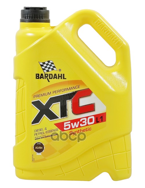 Масло моторное BARDAHL 5W-30 XTC A3/B4 5л 35713 Bardahl арт. 35713