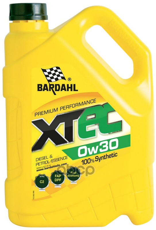 Bardahl Масло моторное синтетическое BARDAHL XTEC 0W-30 5л 36523